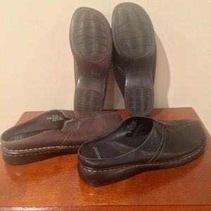 Dockers slip on mules. Both pairs go with set!